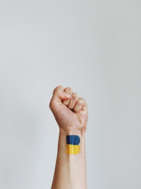 握拳加油手势图片